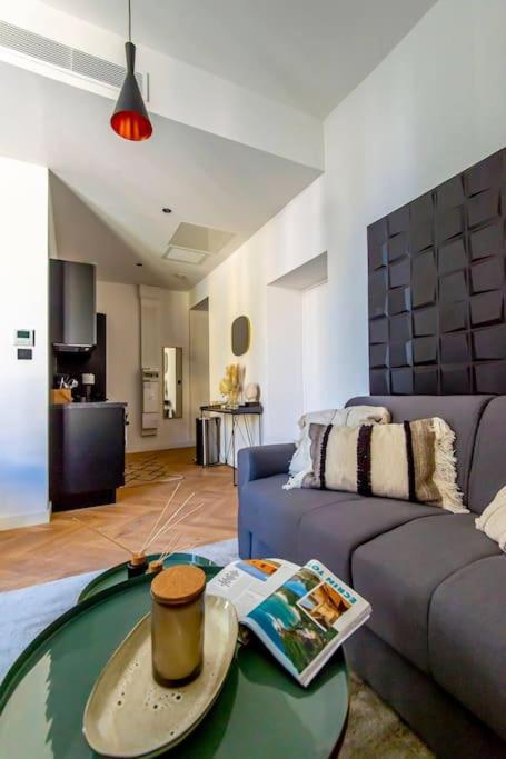 Elegant T2 Renove 4 Pers, Centre Nice, Climatise Appartamento Nizza