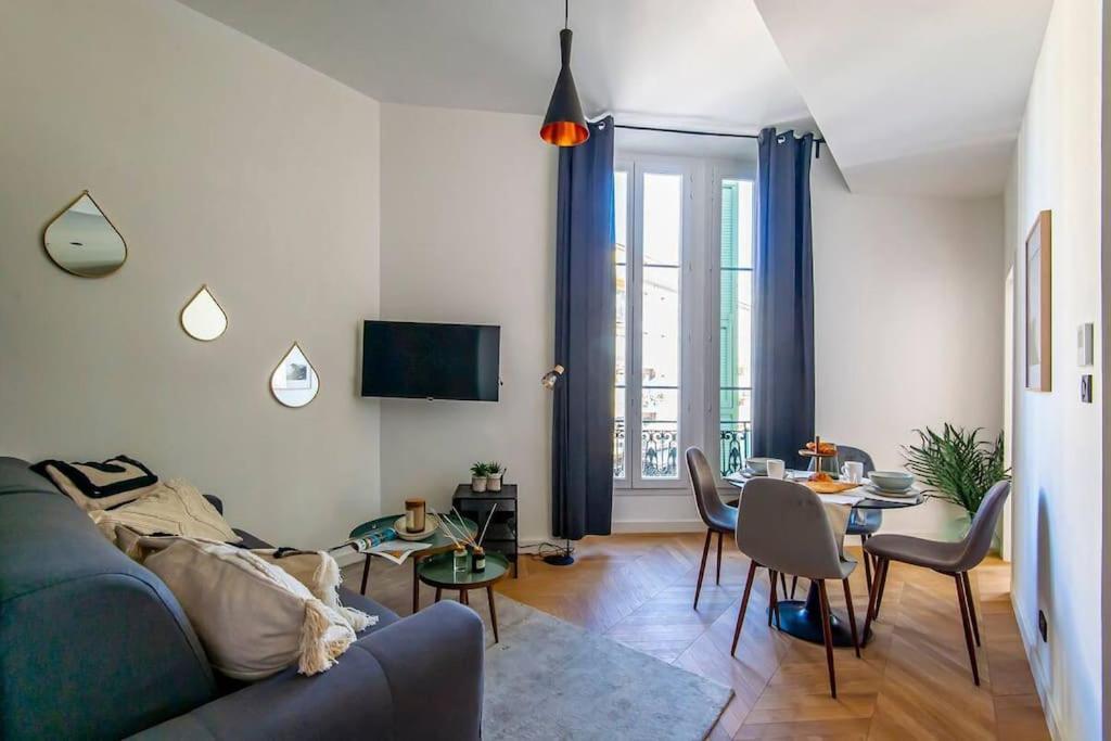 Appartamento Elegant T2 Renove 4 Pers, Centre Nice, Climatise